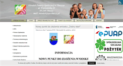 Desktop Screenshot of opstluszcz.pl